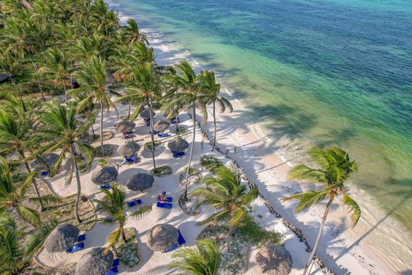 Breezes Beach Club Aerial View