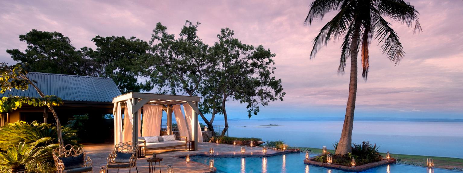 Bumi Hills Infinity Pool and Palms