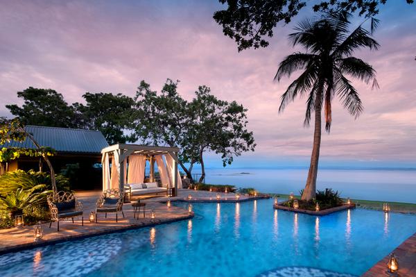 Bumi Hills Infinity Pool and Palms