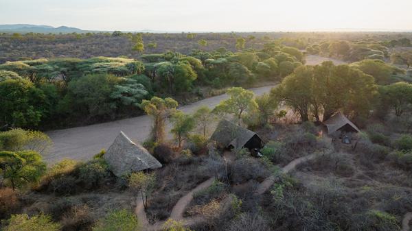 Jongomero Camp Aerial View