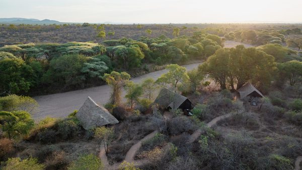 Jongomero Camp Aerial View