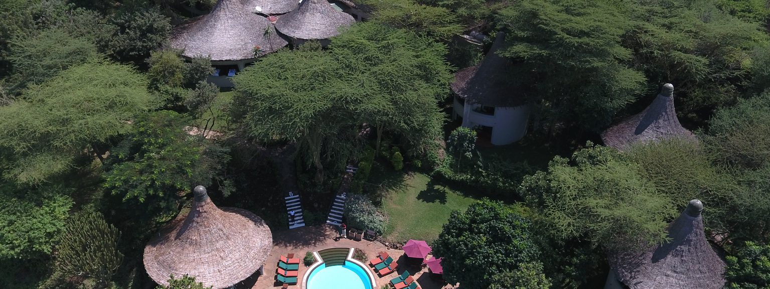 Lake Manyara Serena Safari Lodge Aerial View