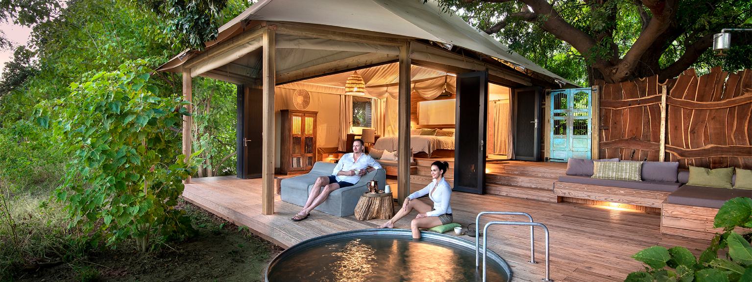 Nyamatusi Camp Deck and Plunge Pool