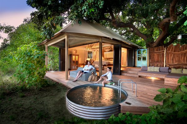 Nyamatusi Camp Deck and Plunge Pool