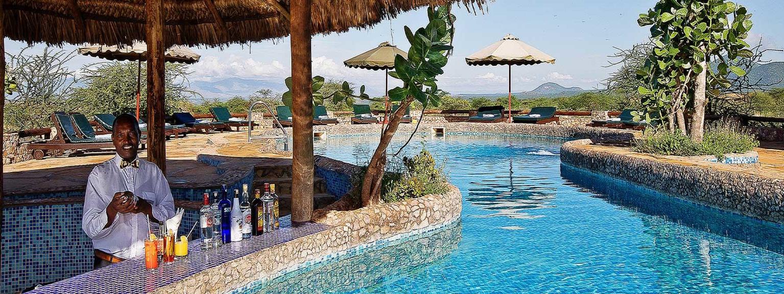 Samburu Sopa Lodge Swimming Pool Bar