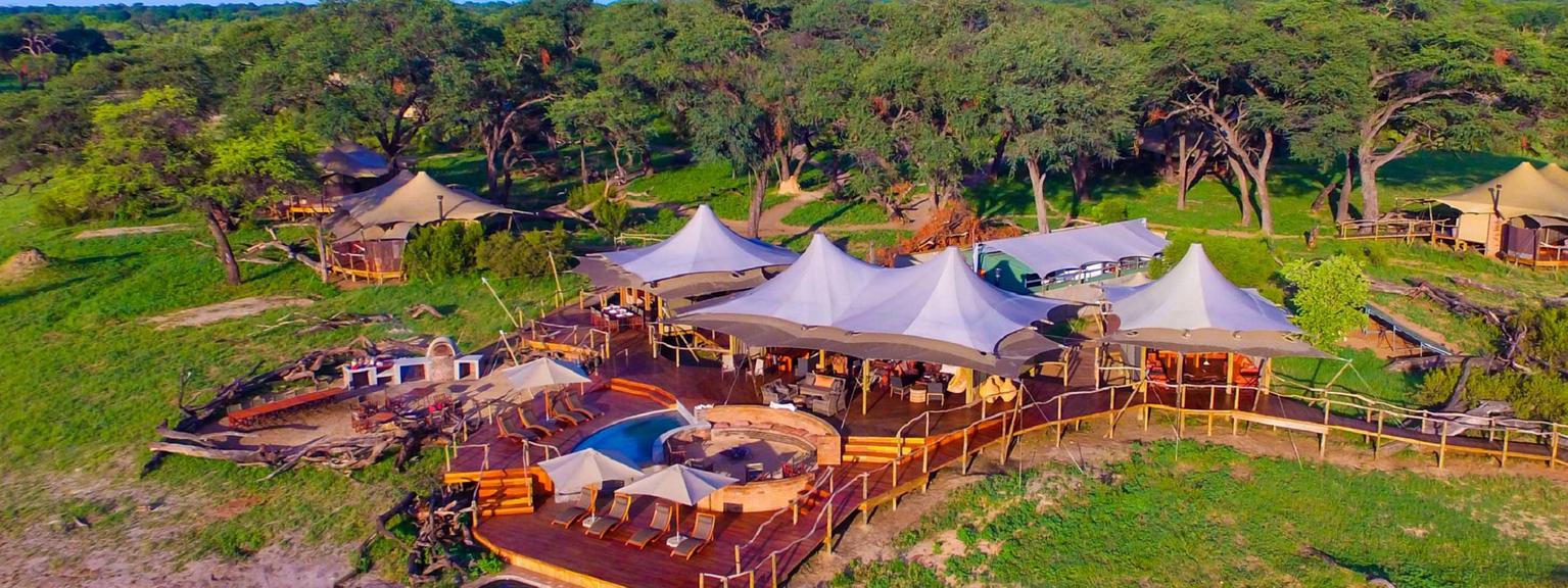 Somalisa Camp Aerial View