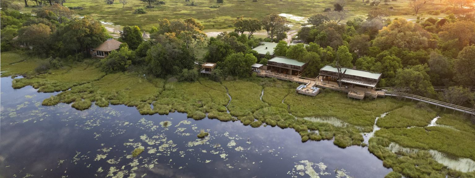 Vumbura Plains Aerial View